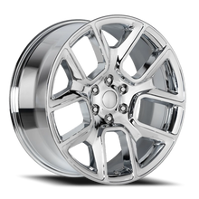 Load image into Gallery viewer, Factory Reproductions Factory Reproductions FR 76 Ram Truck 1500 CH 24x10 +15 5x139.7mm 77.8mm Chrome