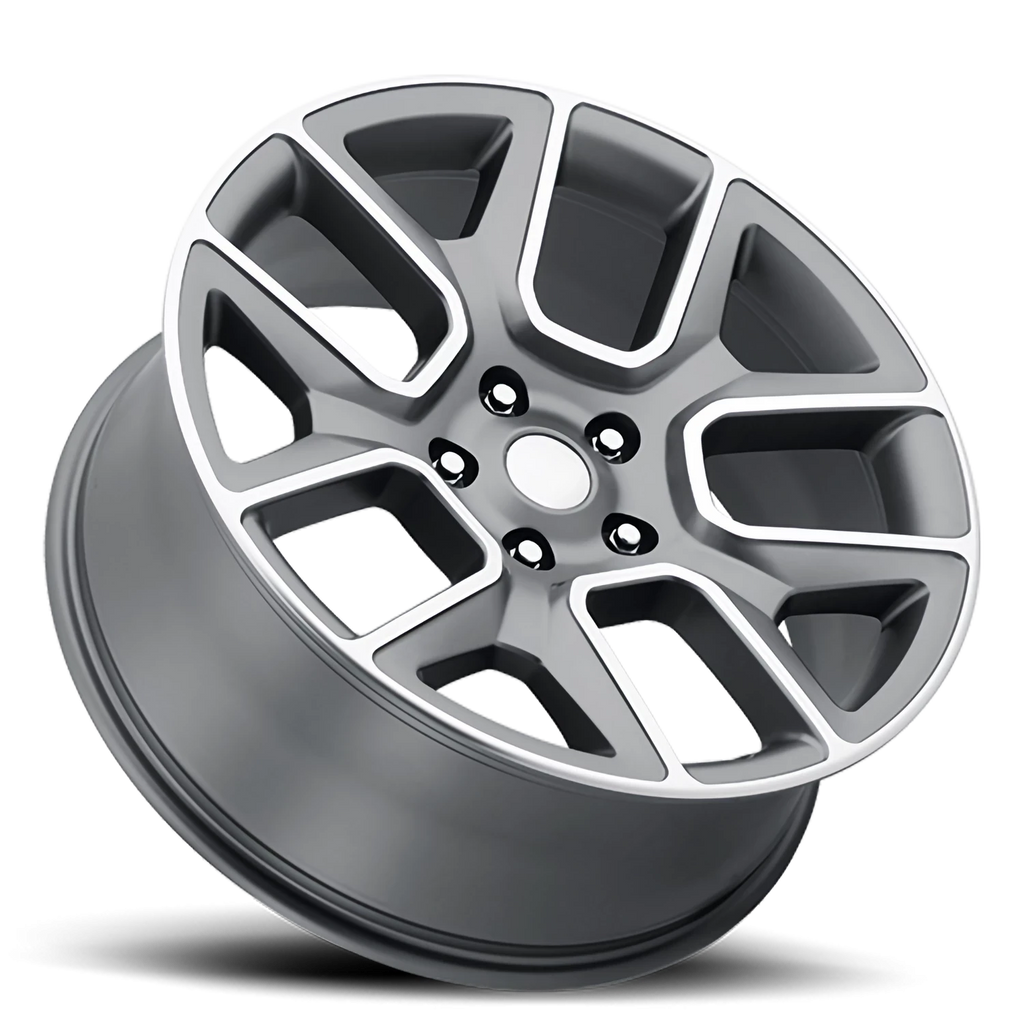 Factory Reproductions Factory Reproductions FR 76 Ram Truck 1500 GY 22x9 +15 6x139.7mm 77.8mm Satin