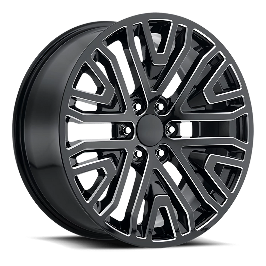 Factory Reproductions Factory Reproductions FR 93 GMC Mesh Split 6 Spk Replica GB-M 22x9 +28 6x139.7mm 78.1mm Gloss