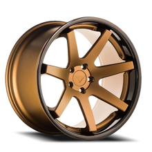 Load image into Gallery viewer, Ferrada Wheels Ferrada FR1 BZ 20x10.5 +15 5x115mm 71.6mm Matte Bronze Gloss Black Lip