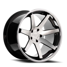 Load image into Gallery viewer, Ferrada Wheels Ferrada FR1 MA 22x10.5 +40 5x112mm 66.56mm Machined Black Chrome Lip