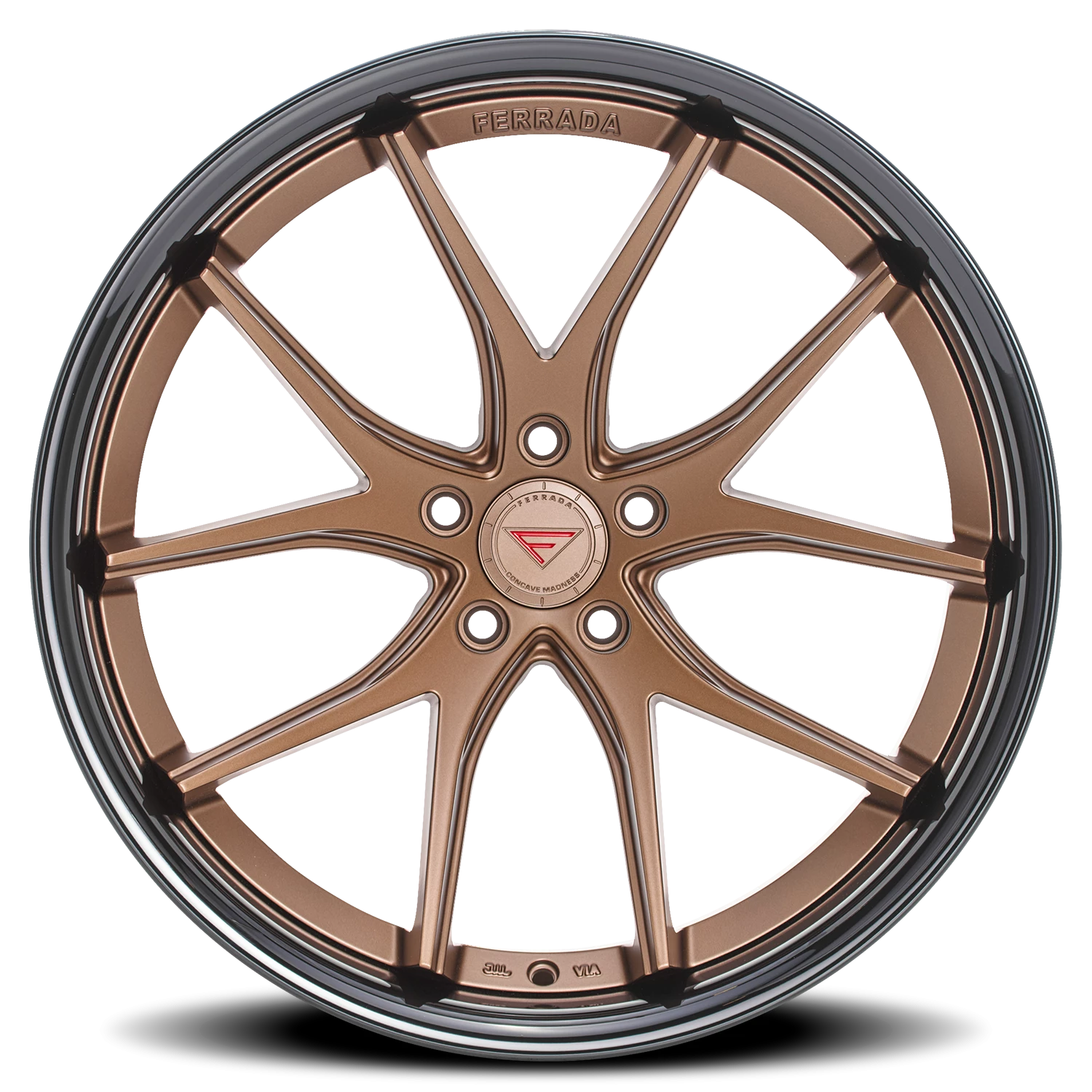 Ferrada FR2 BZ 22x11 +20 5x112mm 66.56mm Matte Bronze Gloss Black