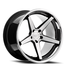 Load image into Gallery viewer, Ferrada Wheels Ferrada FR3 MA 20x10 +13 5x115mm 73.1mm Machined Black Chrome Lip