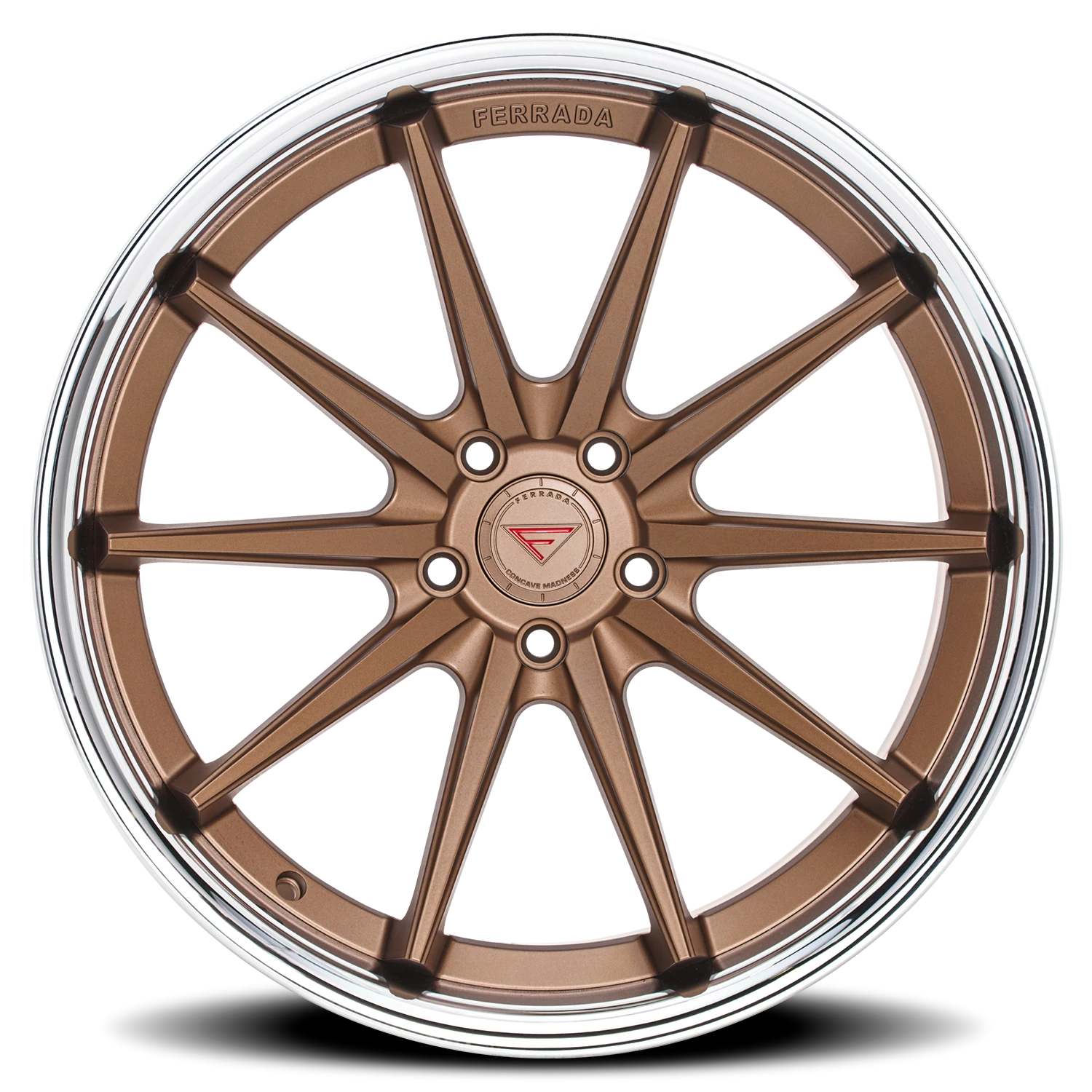 Ferrada FR4 BZ 22x11 +20 5x120mm 74.1mm Matte Bronze Gloss Black