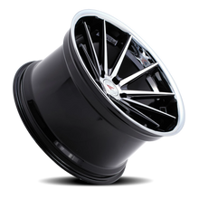 Load image into Gallery viewer, Ferrada Wheels Ferrada FR4 MA 22x10.5 +42 5x114mm 73.1mm Machined Black Chrome Lip