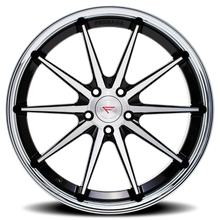 Load image into Gallery viewer, Ferrada Wheels Ferrada FR4 MA 20x9 +35 5x120mm 72.56mm Machined Black Chrome Lip