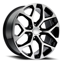 Load image into Gallery viewer, Factory Reproductions Factory Reproductions FR 59 Chevrolet Snowflake Replica GBM 22x9 +24 6x139.7mm 78.1mm Gloss