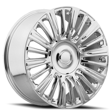Load image into Gallery viewer, Factory Reproductions Factory Reproductions FR 91 2021 Escalade Platinum Replica CH 22x9 +28 6x139.7mm 78.1mm Chrome
