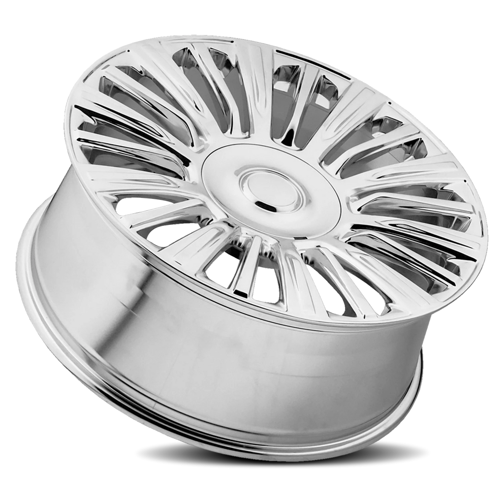 Factory Reproductions Factory Reproductions FR 91 2021 Escalade Platinum Replica CH 22x9 +28 6x139.7mm 78.1mm Chrome