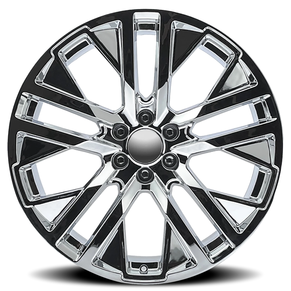 Factory Reproductions Factory Reproductions FR 96 GMC Carbonpro Replica CH 22x9 +28 6x139.7mm 78.1mm Chrome