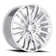 Load image into Gallery viewer, Factory Reproductions Factory Reproductions FR 97 GM Split 6 Spoke Replica CH 20x9 +28 6x139.7mm 78.1mm Chrome