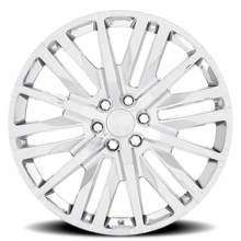 Load image into Gallery viewer, Factory Reproductions Factory Reproductions FR 97 GM Split 6 Spoke Replica CH 20x9 +28 6x139.7mm 78.1mm Chrome
