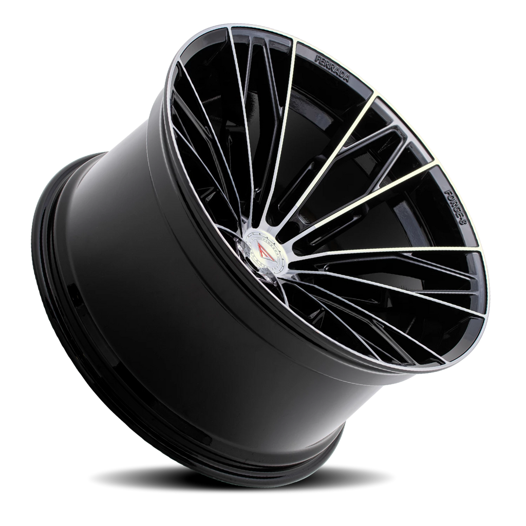 Ferrada Wheels Ferrada FTR11 MA 20x10 +18 6x139.7mm 106.1mm Machined Black