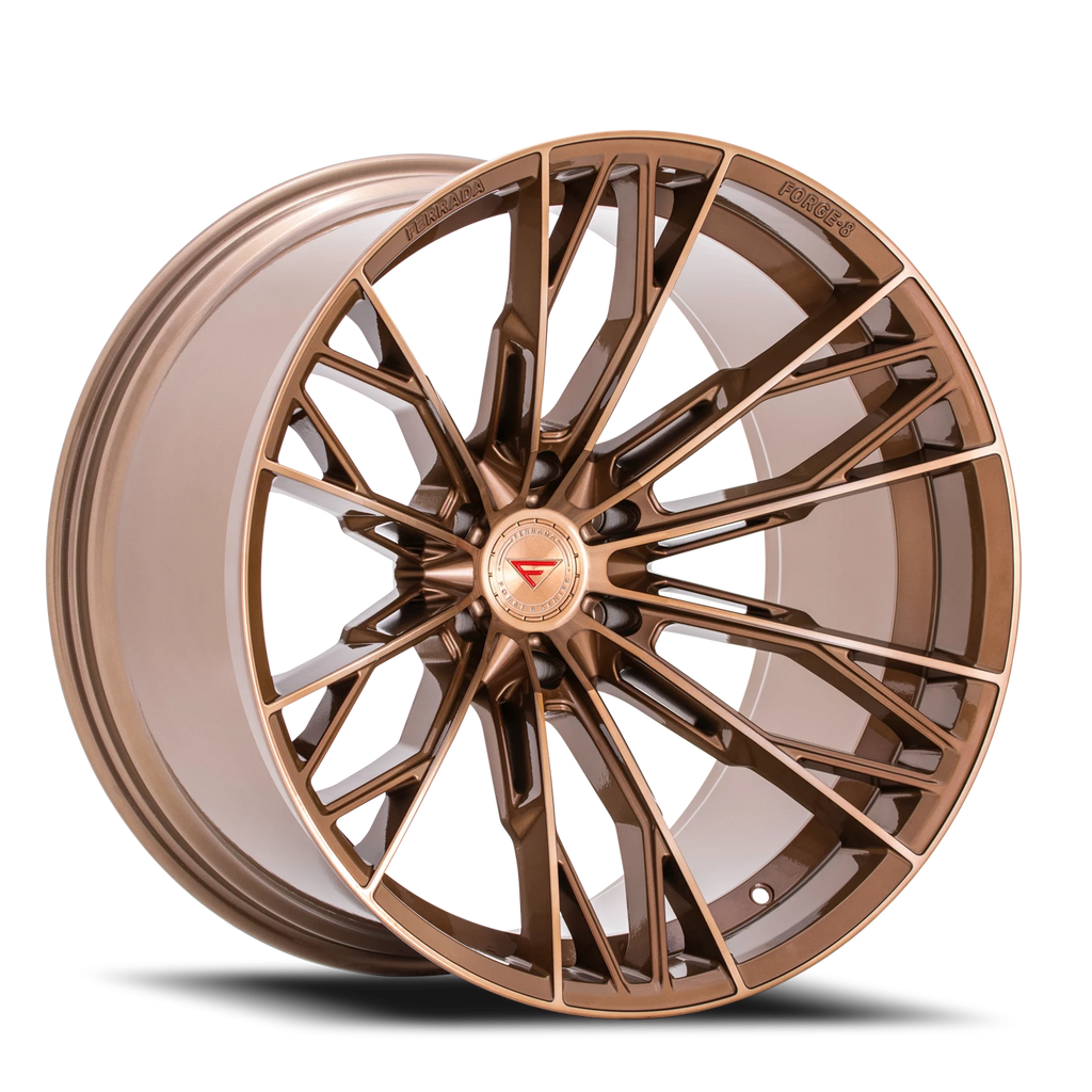 Ferrada Wheels Ferrada FTR11 MC 20x9.5 +15 6x139.7mm 106.1mm Machined Cobre