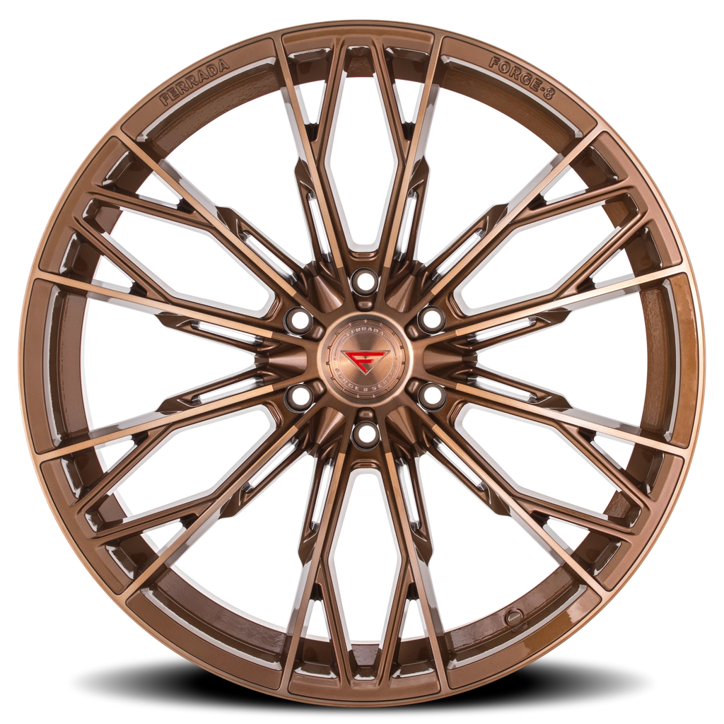 Ferrada Wheels Ferrada FTR11 MC 20x9.5 +15 6x139.7mm 106.1mm Machined Cobre