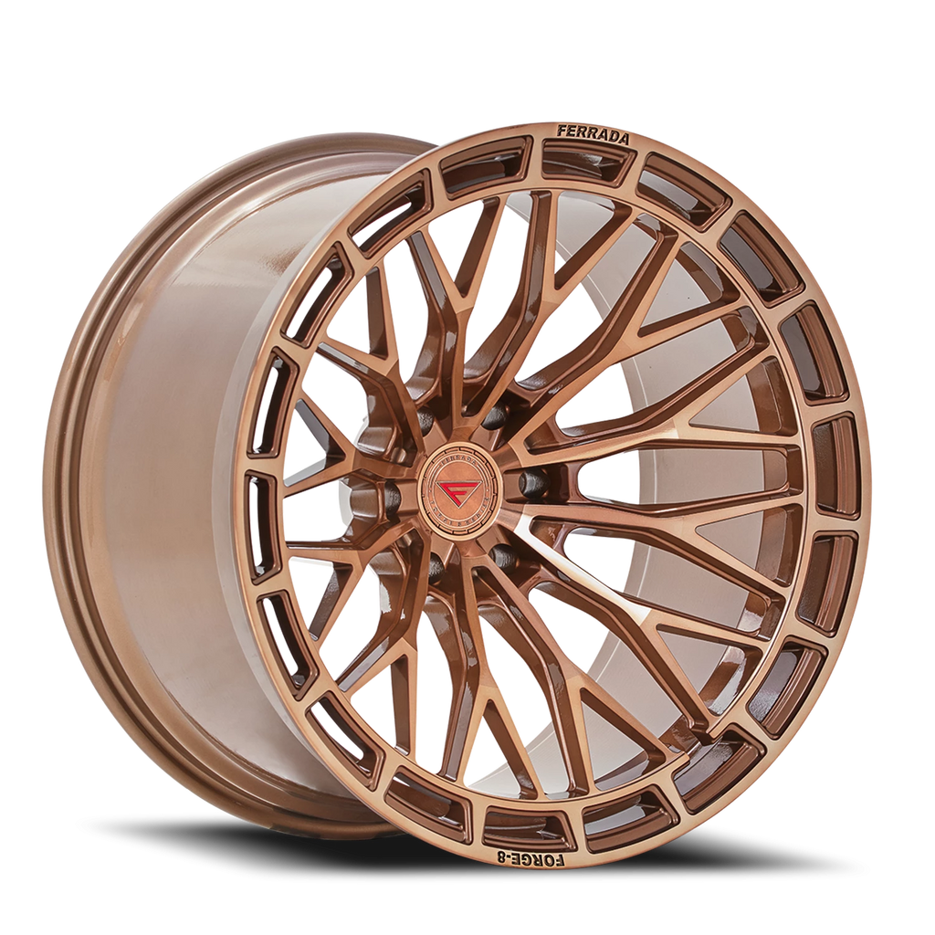 Ferrada Wheels Ferrada FTR12 MC 22x10 +18 6x139.7mm 106.1mm Machined Cobre