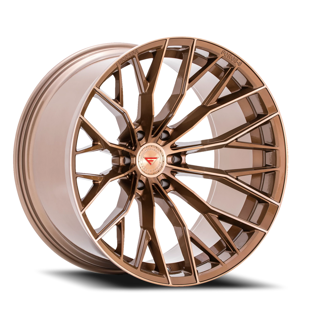 Ferrada Wheels Ferrada FTR9 MC 22x12 +44 6x139.7mm 106.1mm Machined Cobre