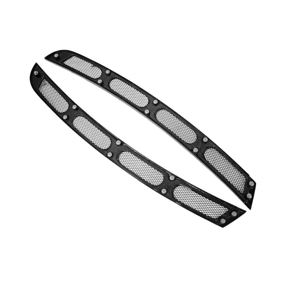FS-CF-FER-430RWLC-Carbon Fiber Coupe Rear Window Louvers - Ferrari F430-Exterior Trim-Fabspeed Carbon