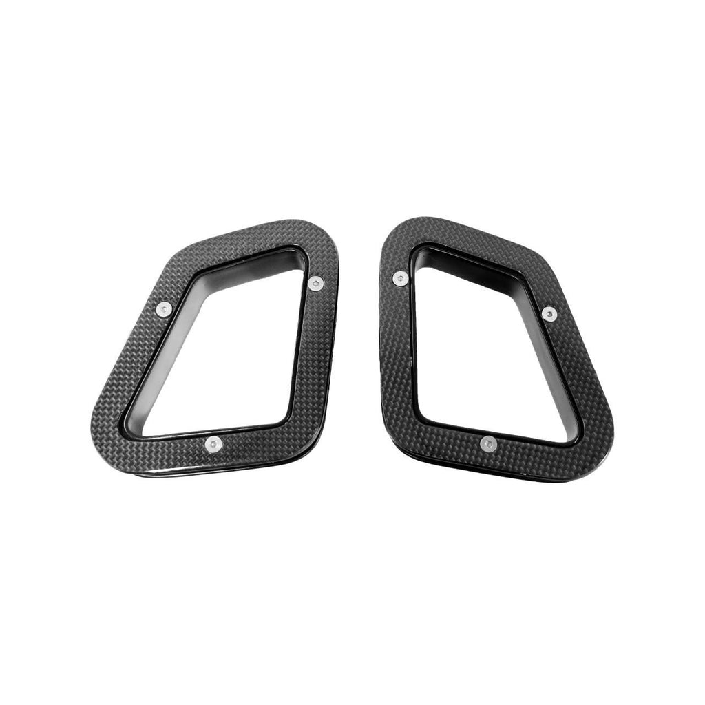 FS-CF-FER-360CSHG-Carbon Fiber Challenge Stradale Seat Belt Harness Guides - Ferrari 360-Dash & Interior Trim-Fabspeed Carbon