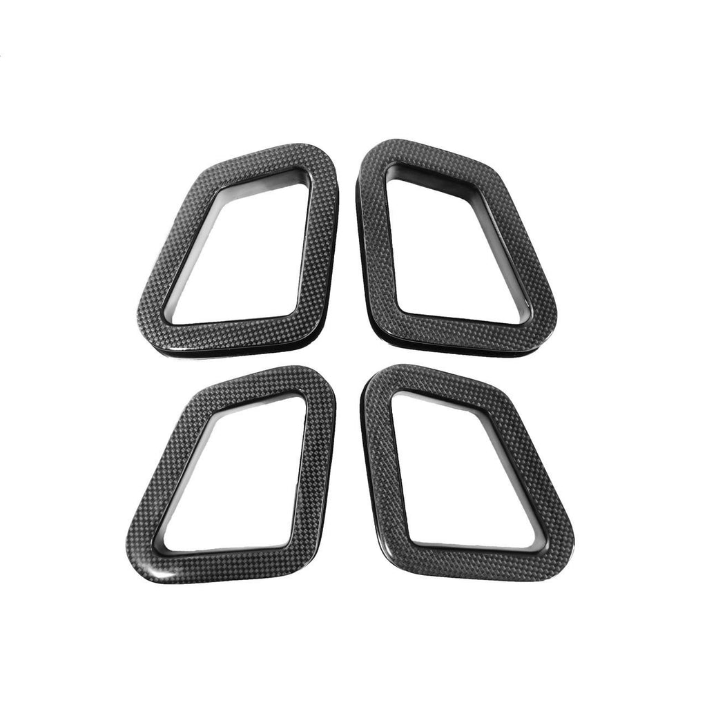 FS-CF-FER-360CSHG-Carbon Fiber Challenge Stradale Seat Belt Harness Guides - Ferrari 360-Dash & Interior Trim-Fabspeed Carbon