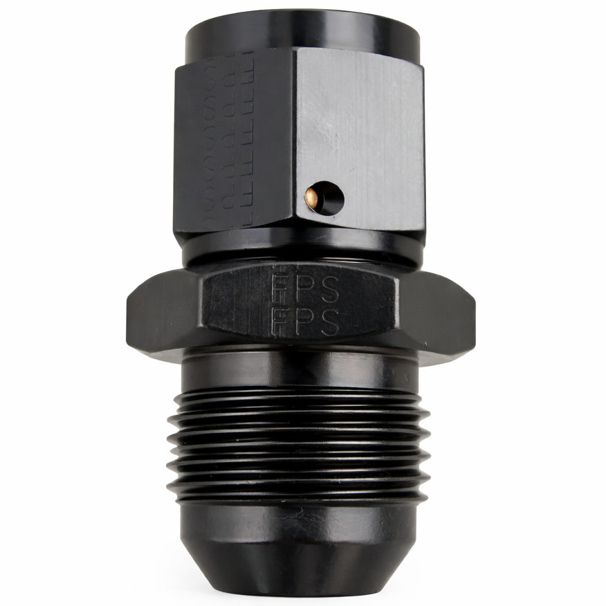 -8AN nut to -6AN male swivel reducer