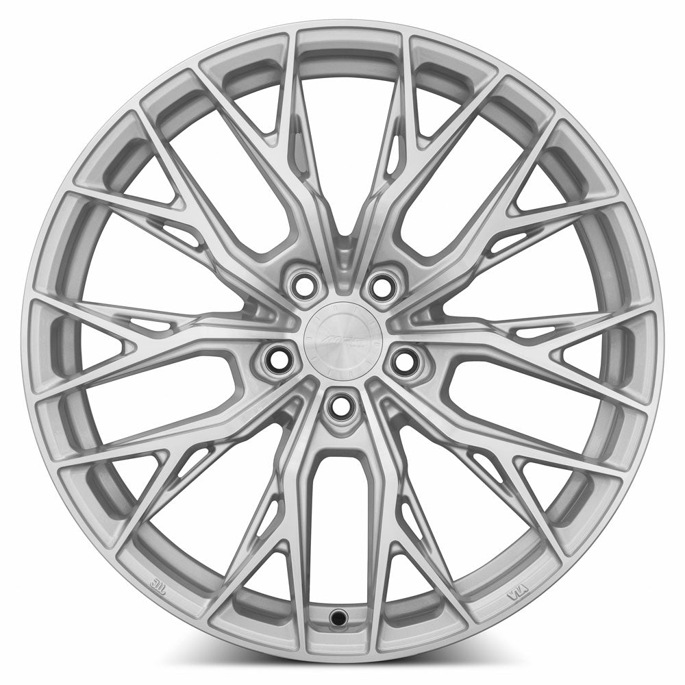MRR Wheels MRR GF5 19x8.5 20 5x114.3mm 73.1mm Silver Machined Face