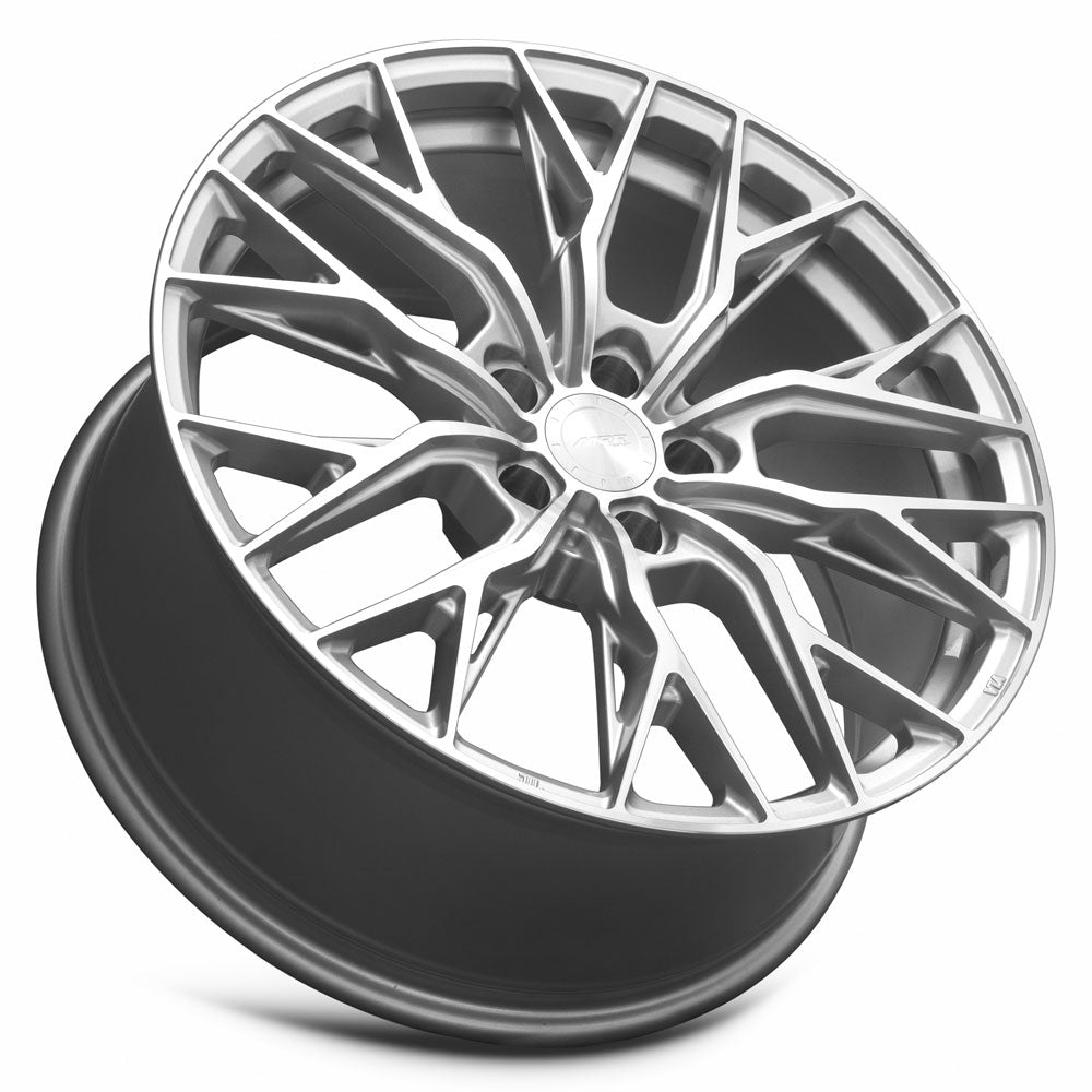 MRR Wheels MRR GF5 19x8.5 20 5x120mm 72.6mm Silver Machined Face