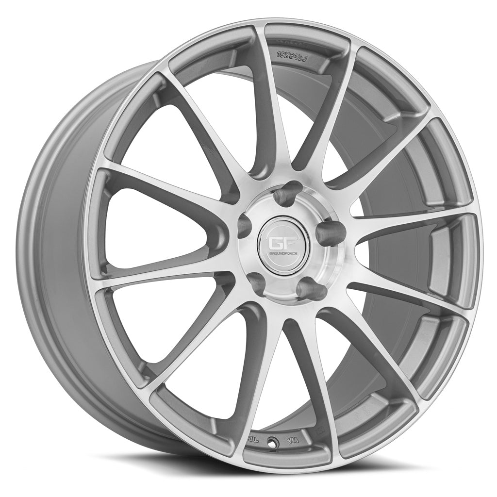 MRR Wheels MRR GF6 19x8.5 20 5x120mm 72.6mm Silver Machined Face