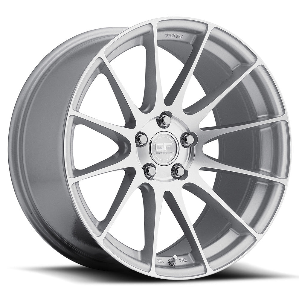 MRR Wheels MRR GF6 19x9.5 15-45 mm 66.6 - 74.1mm Silver Machined Face