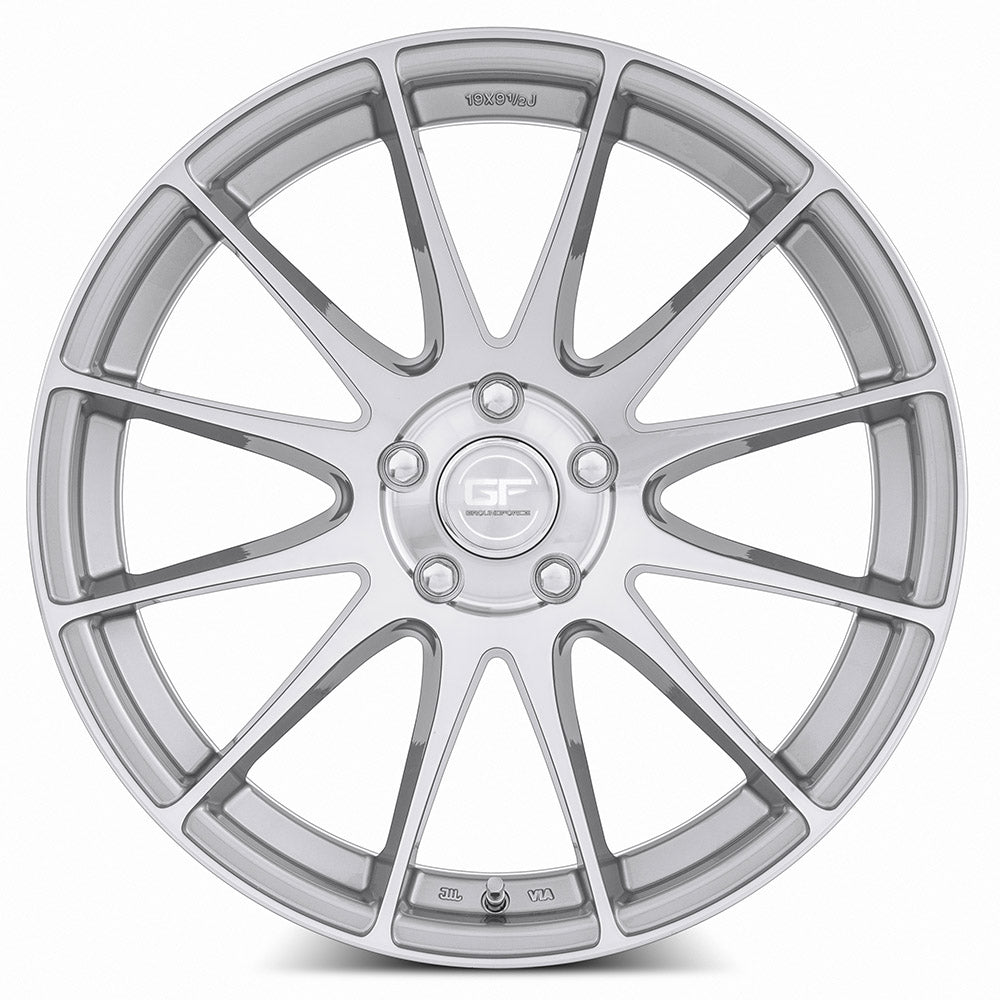 MRR Wheels MRR GF6 19x9.5 20 5x120mm 72.6mm Silver Machined Face