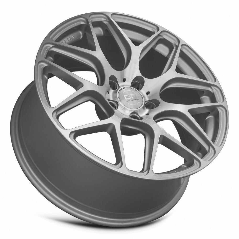 MRR Wheels MRR GF9 19x8.5 35 5x108mm 73.1mm Silver Machined Face