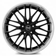 Load image into Gallery viewer, MRR Wheels MRR GT1 19x9.5 40 5x112mm 66.6mm Black Machined Lip