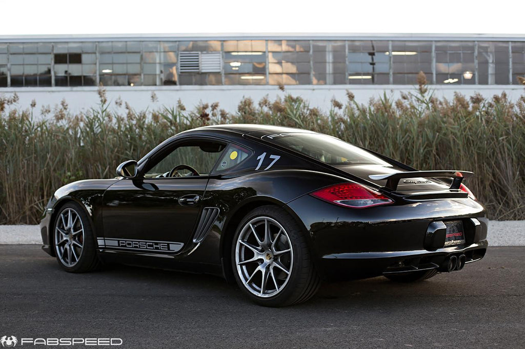 Fabspeed Motorsport Fabspeed Porsche 987.2 Boxster / Cayman, Cayman R, Spyder TrackTec Valved Bypass Exhaust System 2009-2012