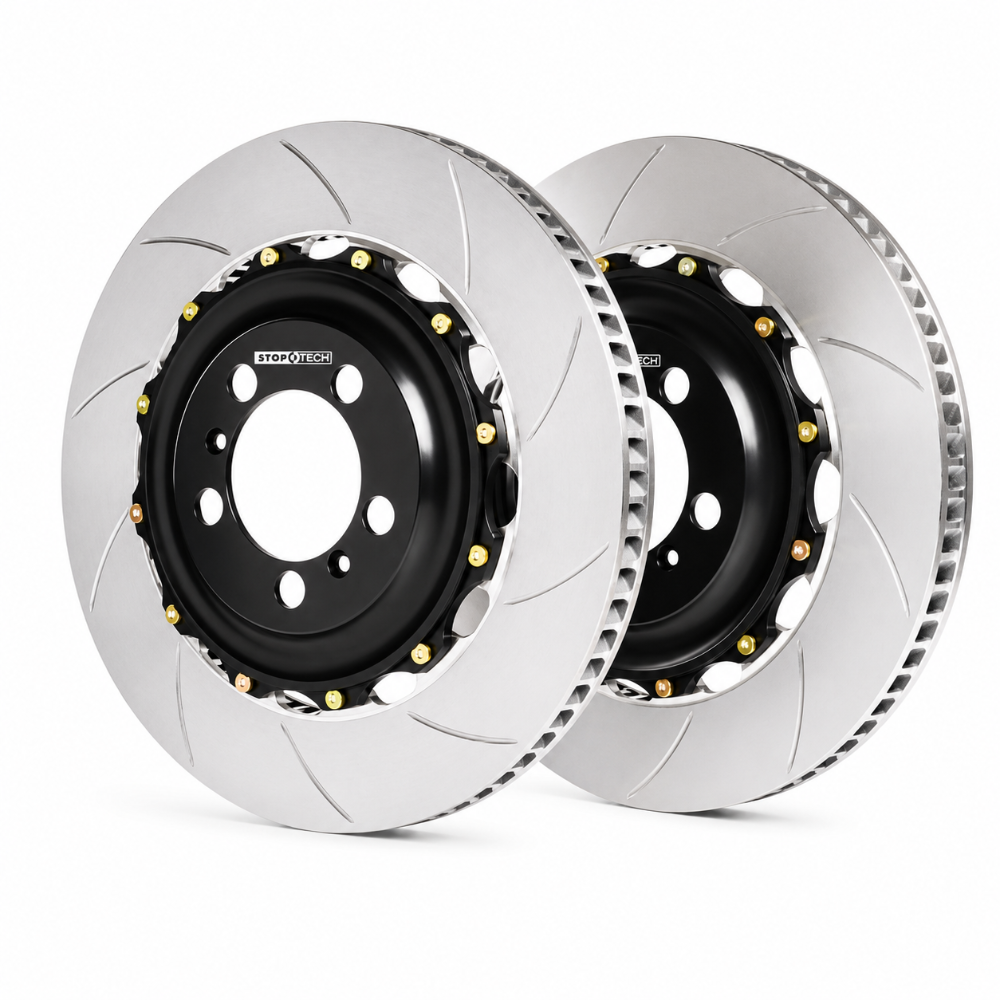 GiroDisc A1-013 2-Piece Slotted Front Rotors 03-09 350Z Brembo