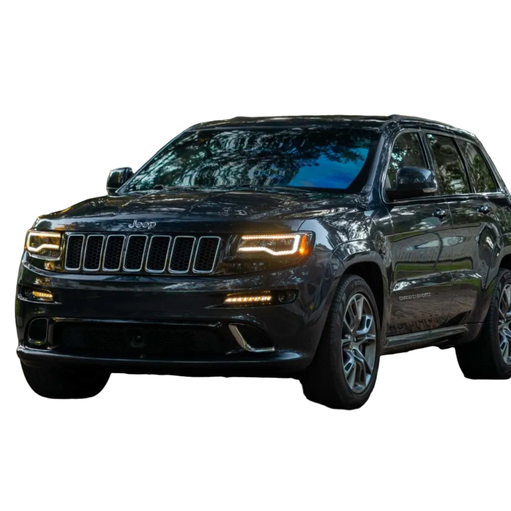 Jeep Grand Cherokee WK2 LED headlight upgrade