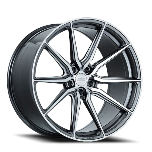 Vossen Vossen HF-3 24x10 / 5x150 / ET32 / Deep Face / 110.1 - Gloss Graphite Polished Wheel
