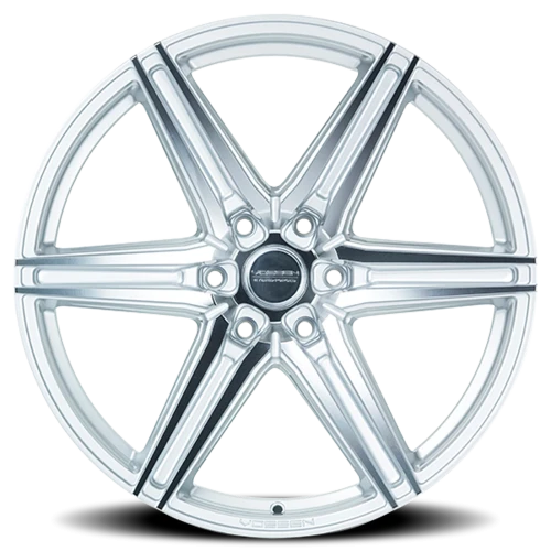 Vossen Vossen HF6-2 22x9.5 / 6x135 / ET20 / Deep Face / 87.1 - Silver Polished Wheel