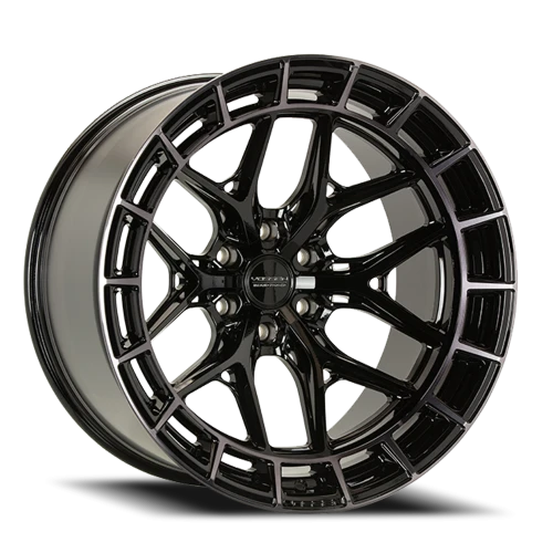 Vossen Vossen HFX-1 18x9 / 6x139.7 / ET0 / Super Deep / 106.1 CB - Tinted Gloss Black Wheel