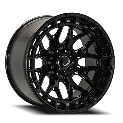Vossen Vossen HFX-1 22x10 / 8x180 / ET-18 / Super Deep / 124.3 CB - Gloss Black Wheel