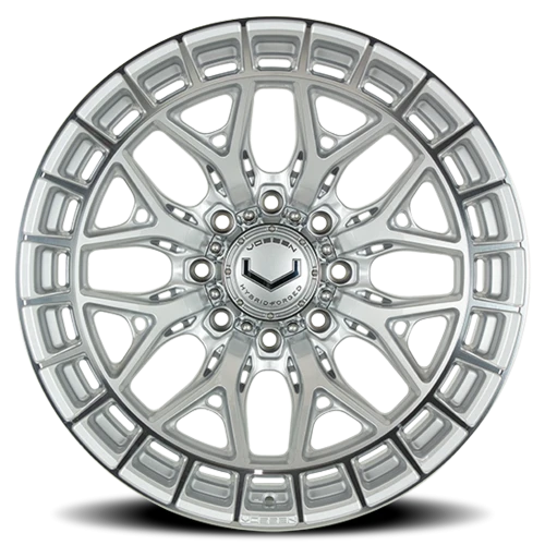 Vossen Vossen HFX-1 22x10 / 8x180 / ET-18 / Super Deep / 124.3 CB - Silver Polished Wheel
