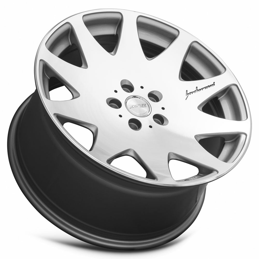 MRR Wheels MRR HR3 19x9.5 40 5x120mm 72.6mm Silver Machined Face