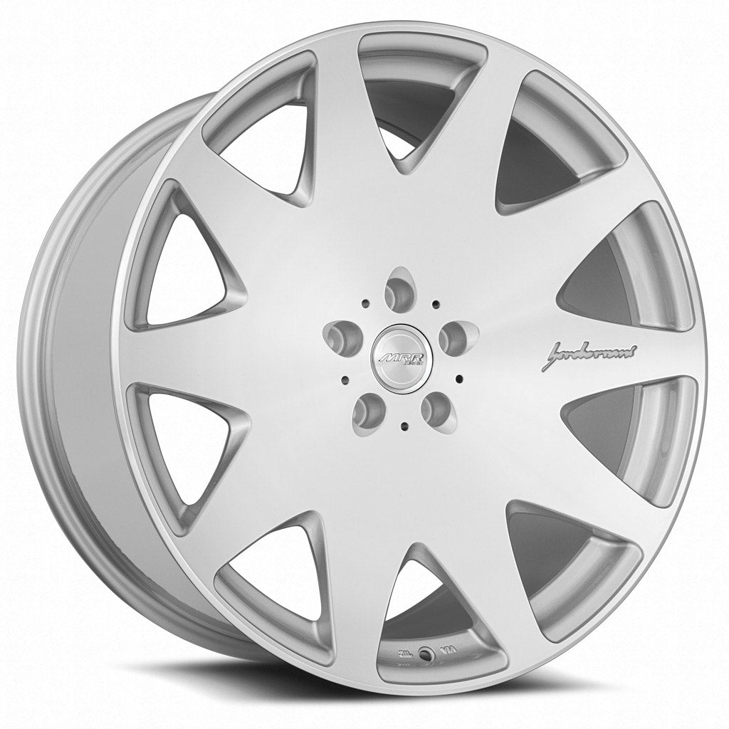 MRR Wheels MRR HR3 22x10.5 40 5x108mm 73.1mm Silver Machined Face