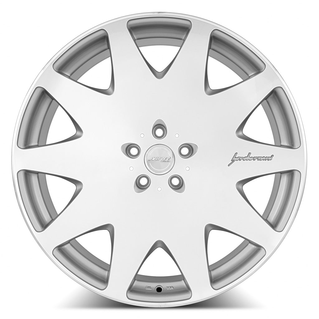 MRR Wheels MRR HR3 22x10.5 24 5x120mm 72.6mm Silver Machined Face