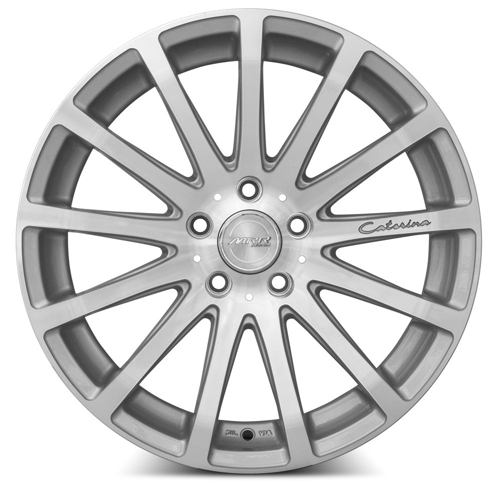 MRR Wheels MRR HR9 18x8.5 45 5x112mm 66.6mm Silver Machined Face