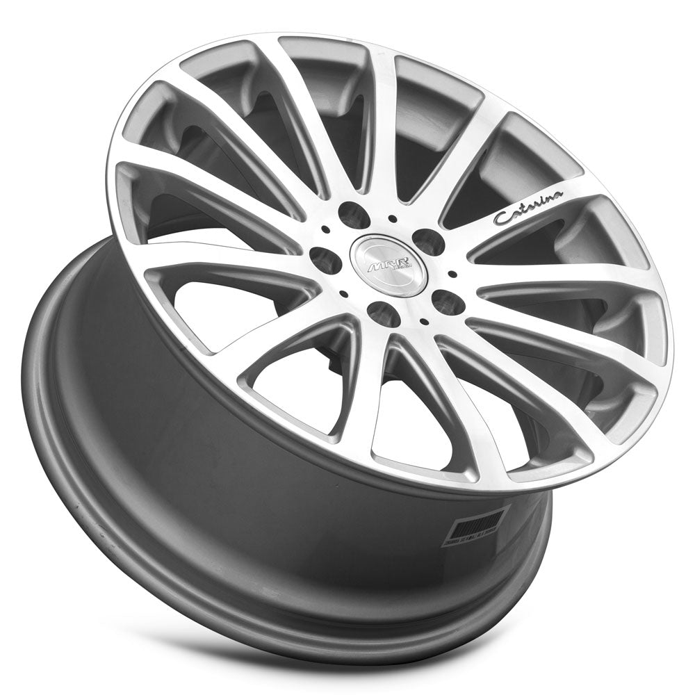 MRR Wheels MRR HR9 18x8.5 35 5x120mm 72.6mm Silver Machined Face