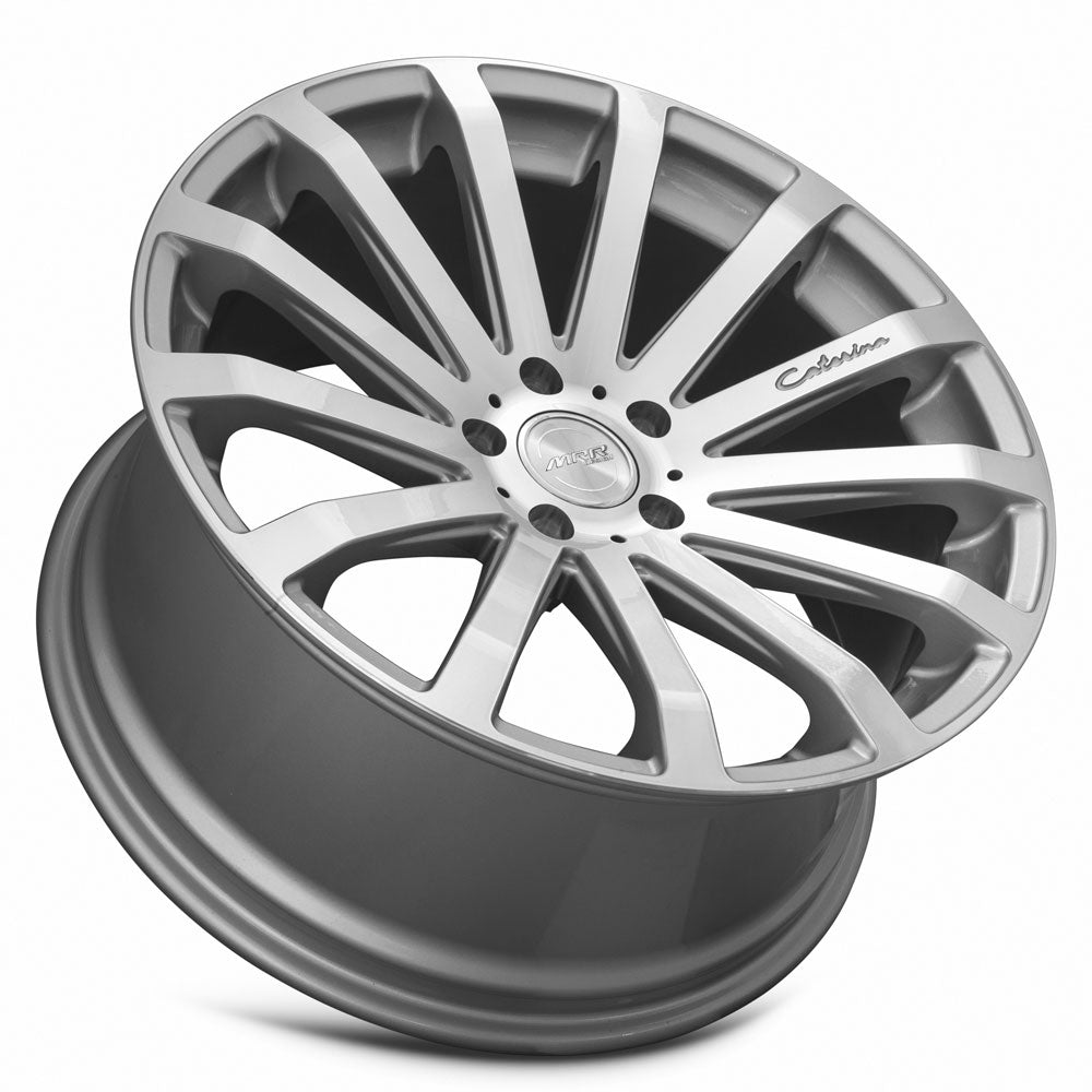 MRR Wheels MRR HR9 18x9.5 20 5x120mm 72.6mm Silver Machined Face