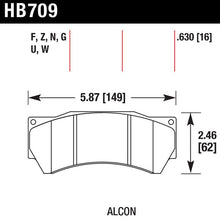 Load image into Gallery viewer, Hawk DTC-70 race brake pad product photo