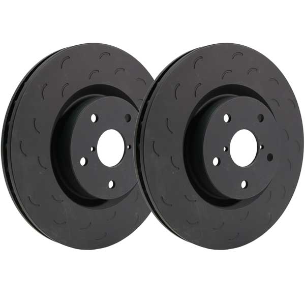 HAWKHTC4466-Hawk Talon Slotted Rotors - Pair - Front-Brake Rotors - Slot & Drilled-Hawk Performance
