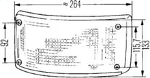 Load image into Gallery viewer, Hella 005603067 5603 Series Wraparound Reverse Lamp Right Side View