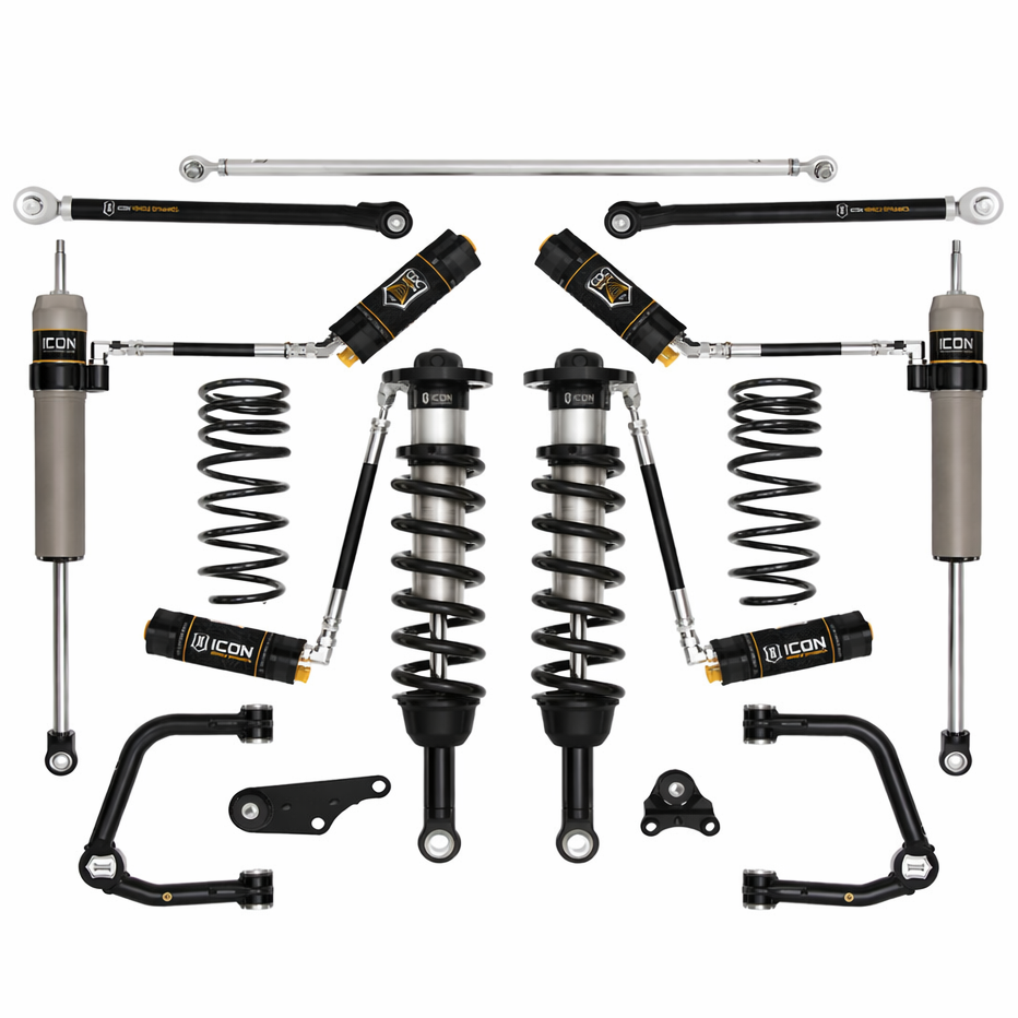 ICON K53368T Stage 8 CDCV suspension system complete component layout for 2024 Toyota Land Cruiser 250 Series and Lexus GX550